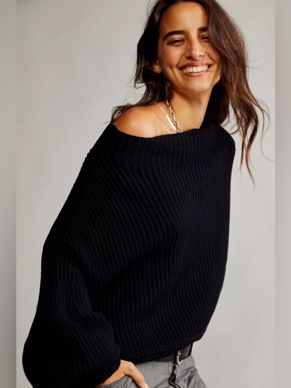 NWT Free People Emmy Mock neck sweater